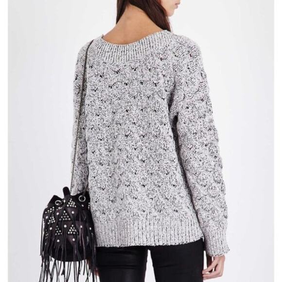 J Brand Camelia Melange Textured Knit Sweater - Picture 3 of 9